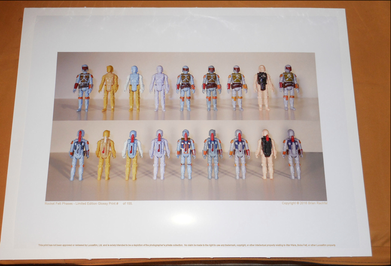 Rocket Fett Phases Limited Edition Glossy Print -